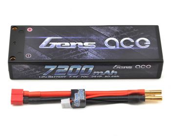 Gens Ace 2S LiPo Battery Pack 70C (7.4V/7200mAh)