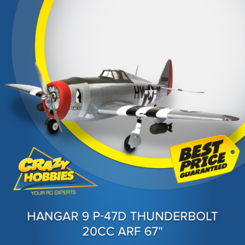 HANGAR 9 P47D Thunderbolt 20cc ARF 67" *SOLD OUT*