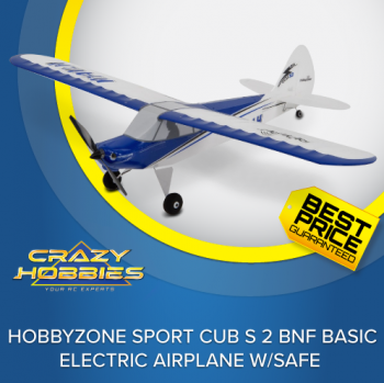 HobbyZone Sport Cub S 2 BNF Basic Electric Airplane w/SAFE *SOLD OUT*
