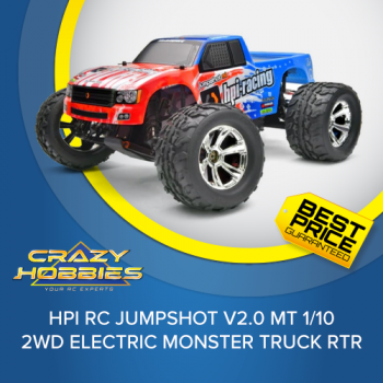 HPI RC JUMPSHOT V2.0 MT 1/10 2WD ELECTRIC MONSTER TRUCK RTR *IN STOCK*