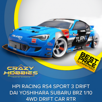 HPI RC Sport 3 Dai Yoshihara Subaru BRZ 1/10 Drift Car RTR *IN STOCK*