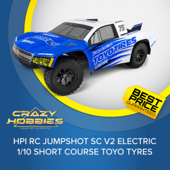 HPI RC JUMPSHOT SC V2 ELECTRIC 1/10 SHORT COURSE TOYO TYRES *IN STOCK*