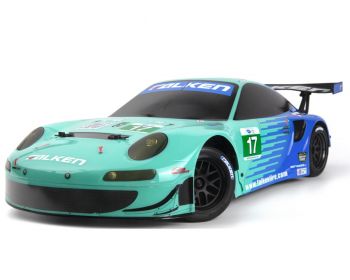 HPI RS4 Sport 3 Porsche 911 GT3 RSR Falken 1/10 RTR Brushed On-Road Car w/2.4GHz Radio, 7.2V Battery & Charger