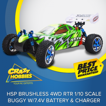 HSP Brushless 4WD  RTR 1/10 Scale RC Buggy W/7.4V BATTERY & CHARGER