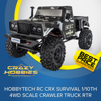 HOBBYTECH RC CRX SURVIVAL 1/10TH 4WD SCALE CRAWLER TRUCK RTR *SOLD OUT*