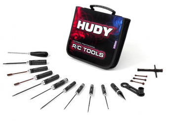 HUDY Set Of Tools + Carrying Bag - For 1/8 Off-road Cars	
