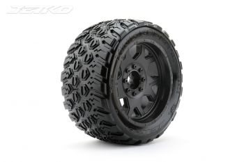 JETKO PRE-MOUNTED 1/5 XMT EX-KING COBRA TYRES  TRAXXAS X-MAXX (CLAW RIM/BLACK/MEDIUM SOFT/24MM) (2PCS)