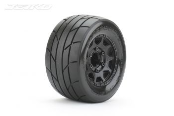 JETKO 1/10 MT 2.8 EX-SUPER SONIC TYRES TRAXXAS STAMPEDE/RUSTLER (CLAW RIM/BLACK/MED SOFT/12MM) (2PCS)