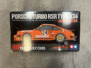 TAMIYA (84431) PORSCHE TURBO TYPE 934 Jägermeister RC KIT ( Trusted Seller ✅ )