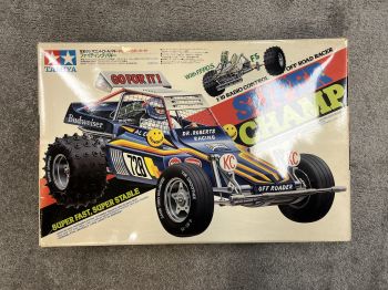 TAMIYA (58034) SUPER CHAMP BUGGY NIB VINTAGE RC KIT ( Trusted Seller ✅ )