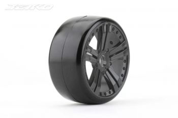 JETKO 1/8 GT BUSTER TYRES (CLAW RIM/BLACK/MEDIUM SOFT/17MM) (2PCS)