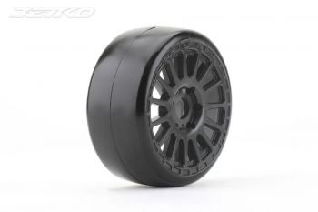 JETKO 1/8 GT BUSTER TYRES (RADIA RIM/BLACK/MEDIUM SOFT/17MM) (2PCS)