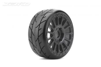 JETKO 1/8 GT VERTEX TYRES (RADIA RIM/BLACK/MEDIUM SOFT/17MM) (2PCS)