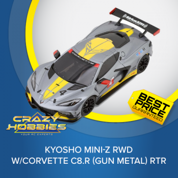 Kyosho Mini-Z RWD w/Corvette C8.R (Gun Metal) RTR *IN STOCK*