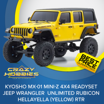 Kyosho Mini-Z 4X4 MX-01 Jeep WRANGLER UNLIMITED Rubicon Yellow *IN STOCK*