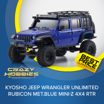 Kyosho Jeep Wrangler Unlimited Rubicon Met.Blue Mini-Z 4x4 RTR *IN STOCK*