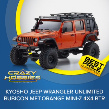 Kyosho Jeep Wrangler Unlimited Rubicon Met.Orange Mini-Z 4x4 RTR *IN STOCK*