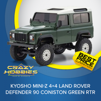 KYOSHO MINI-Z 4×4 Land Rover Defender 90 Coniston Green RTR *IN STOCK*