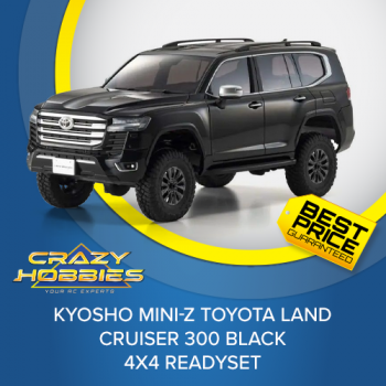 KYOSHO MINI-Z TOYOTA LAND CRUISER 300 BLACK 4X4 MX-01 READYSET *SOLD OUT*