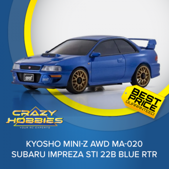 Kyosho Mini-Z AWD MA-020 Subaru Impreza STi 22B Blue RTR *SOLD OUT*