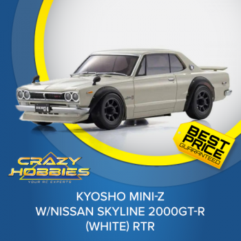 Kyosho Mini-Z w/Nissan Skyline 2000GT-R (White) RTR *IN STOCK*