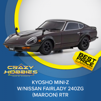 Kyosho Mini-Z w/Nissan Fairlady 240ZG (Maroon) RTR *IN STOCK*