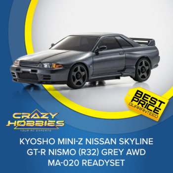 KYOSHO MINI-Z NISSAN SKYLINE GT-R R32 GREY AWD READYSET *IN STOCK*