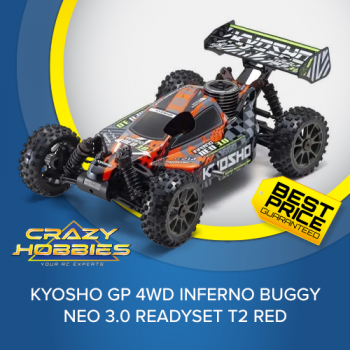 KYOSHO GP 4WD INFERNO BUGGY NEO 3.0 READYSET T2 RED *SOLD OUT*