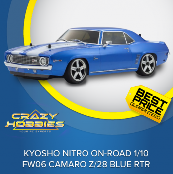 Kyosho Nitro on-road 1/10 FW06 Camaro Z/28 Blue RTR *SOLD OUT*