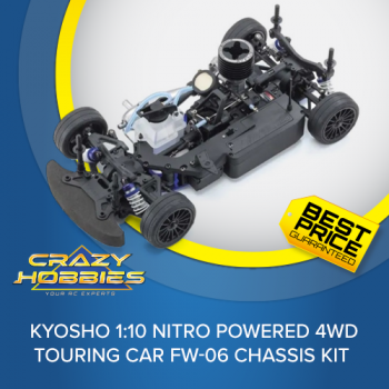KYOSHO 1:10 Nitro Powered 4WD Touring Car FW-06 Chassis Kit *IN STOCK*