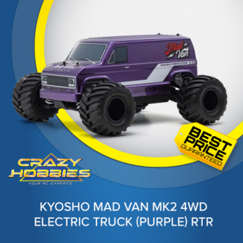Kyosho Mad Van MK2 4WD Electric Truck (Purple) RTR *IN STOCK*
