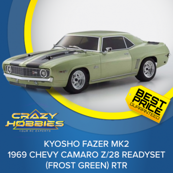 Kyosho Fazer Mk2 1969 Chevy Camaro Z/28 ReadySet (Frost Green) RTR *IN STOCK*