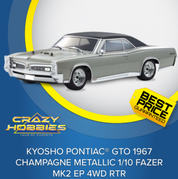 KYOSHO Pontiac® GTO 1967 Champagne Metallic 1/10 FAZER Mk2 EP 4WD RTR *IN STOCK*