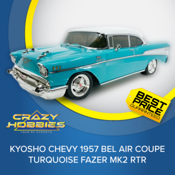 Kyosho Chevy 1957 Bel Air Coupe Turquoise Fazer Mk2 RTR *SOLD OUT*