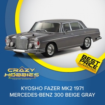 Kyosho Fazer Mk2 1971 Mercedes-Benz 300 Beige Gray *IN STOCK*
