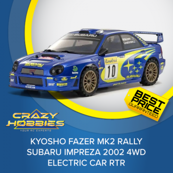KYOSHO FAZER MK2 RALLY SUBARU IMPREZA 2002 4WD ELECTRIC CAR RTR *SOLD OUT*