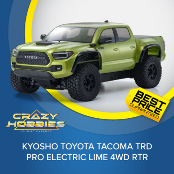 KYOSHO TOYOTA TACOMA TRD PRO ELECTRIC LIME 4WD RTR *SOLD OUT*
