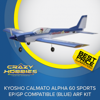KYOSHO CALMATO ALPHA 60 SPORTS EP/GP COMPATIBLE (BLUE) ARF KIT *SOLD OUT*