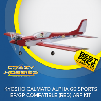 KYOSHO CALMATO ALPHA 60 SPORTS EP/GP COMPATIBLE (RED) ARF KIT *SOLD OUT*