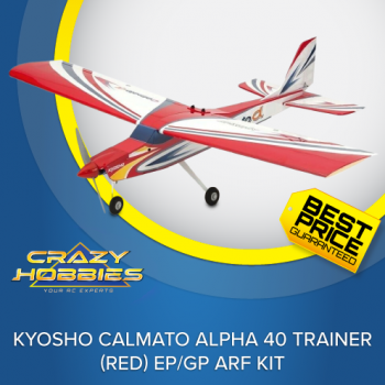 KYOSHO CALMATO Alpha 40 TRAINER (Red) EP/GP ARF KIT *IN STOCK*