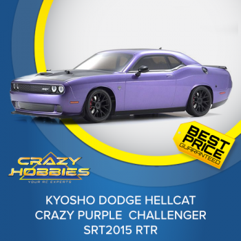 KYOSHO Dodge HELLCAT CRAZY Purple Challenger SRT2015 RTR *IN STOCK*