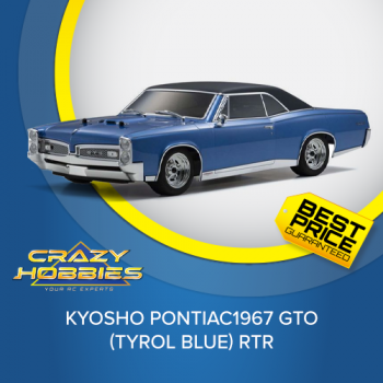 Kyosho Pontiac1967 GTO (Tyrol Blue) RTR *IN STOCK*