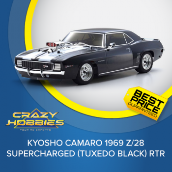 Kyosho Camaro 1969 Z/28 Supercharged (Tuxedo Black) RTR *IN STOCK*