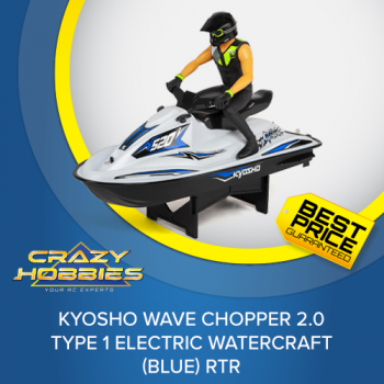 Kyosho Wave Chopper 2.0 Type 2 Electric Watercraft (Blue) RTR *IN STOCK*