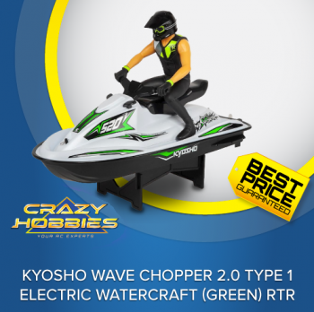 Kyosho Wave Chopper 2.0 Type 1 Electric Watercraft (Green) RTR *SOLD OUT*