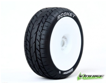 LOUISE RC B-ROCKET 1/8 BUGGY PRE-MOUNTED TYRES (2)