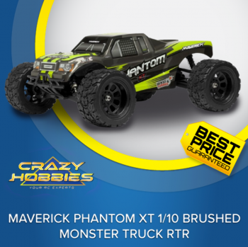 Maverick Phantom XT 1/10 Brushed Monster Truck RTR *IN STOCK*