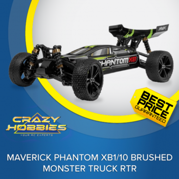 Maverick Phantom XB 1/10 Brushed Monster Truck RTR *IN STOCK*