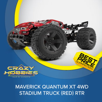 Maverick Quantum XT 4WD Stadium Truck (Red) RTR *IN STOCK*