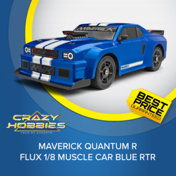 Maverick Quantum R FLUX 1/8 Muscle Car Blue RTR *IN STOCK*